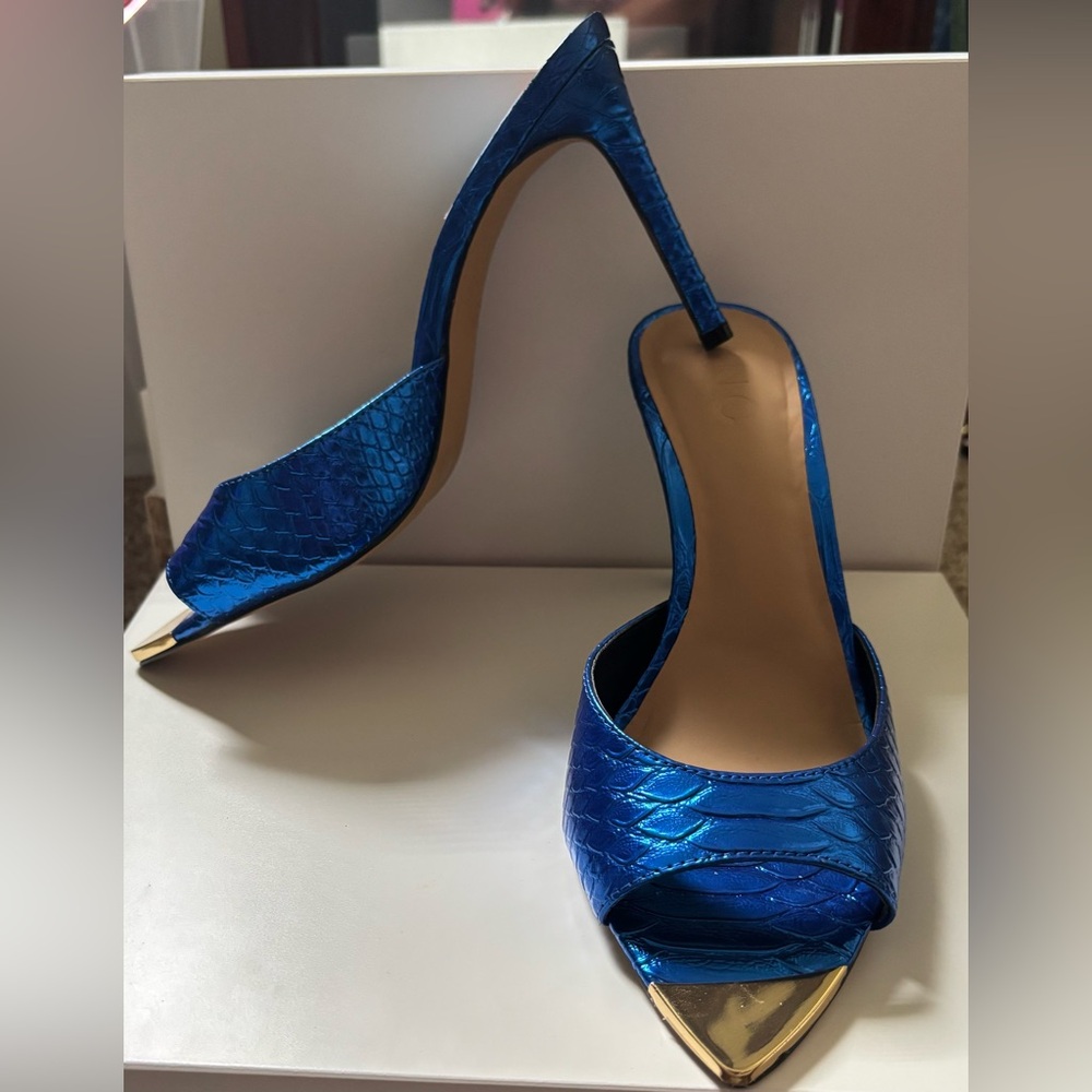 INC Womens Amra Faux Leather Slide Heels— Brand New ❗️NO BOX ❗️
